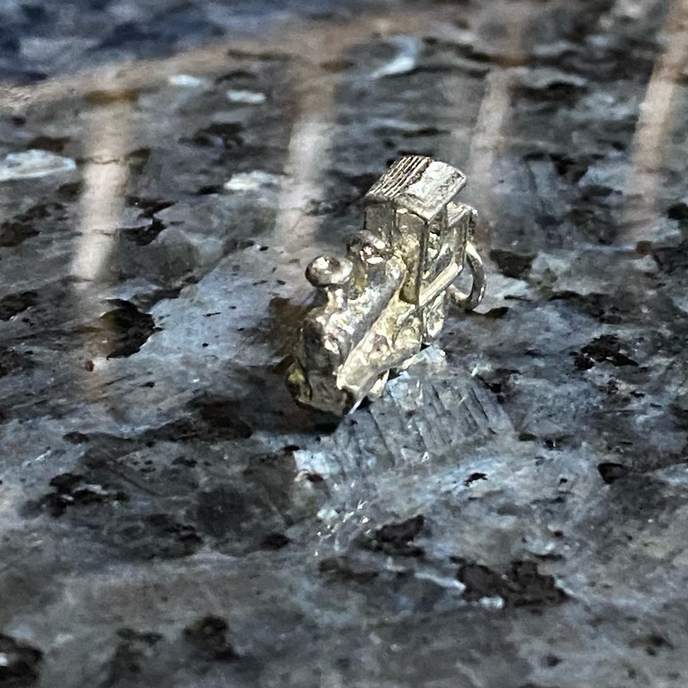 Vintage Sterling Silver Train Charm
